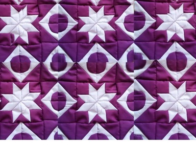Rilli design with star shaped pattern| new patchwork making idea