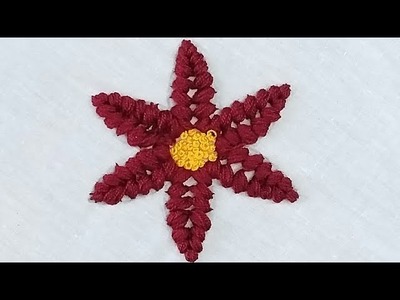 Super, Modern And Easy Flower  Design Embroidery