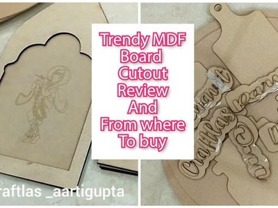 Trendy Mdf Board Cutouts Customised Raw Material Review | Home decor diy @craftlas_aartigupta
