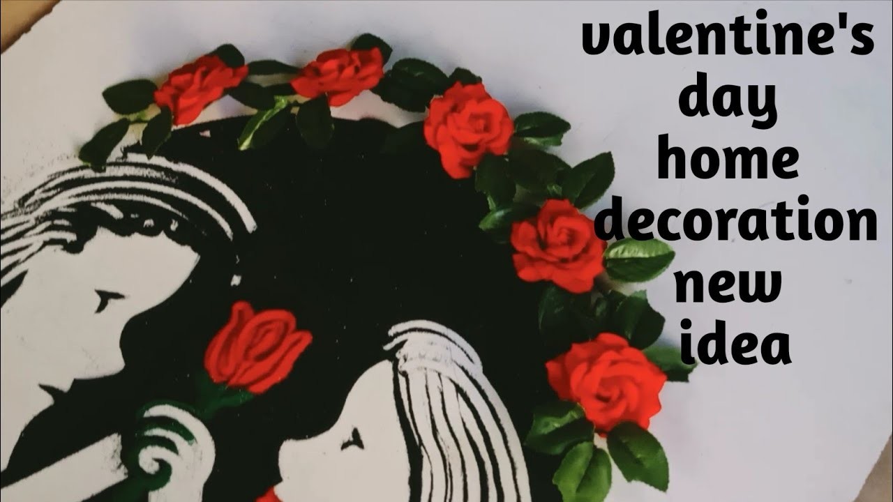 Valentine's day decoration ideas at home | valentines day video | valentine's day rangoli | sand art