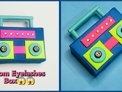 Waste Eylashes Box Craft ||How to make Radio Notepad || Handmade Radio Notebook || DIY Mini Notebook