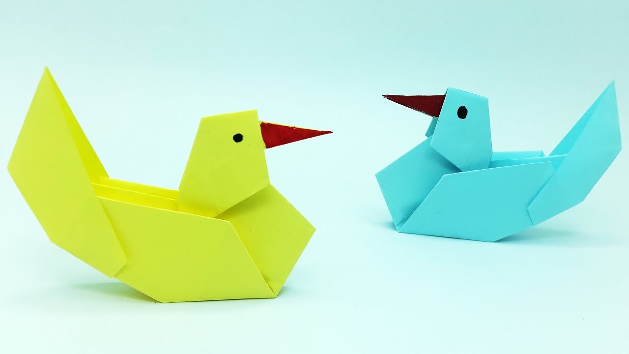3D Paper Birds Making Easy Tutorial - 3D Room Decor - Paper Pigeons Making - DIY Crafts