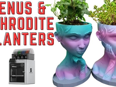 3D Printing a VENUS AND APHRODITE Planter - with Bambu Lab X1 Carbon