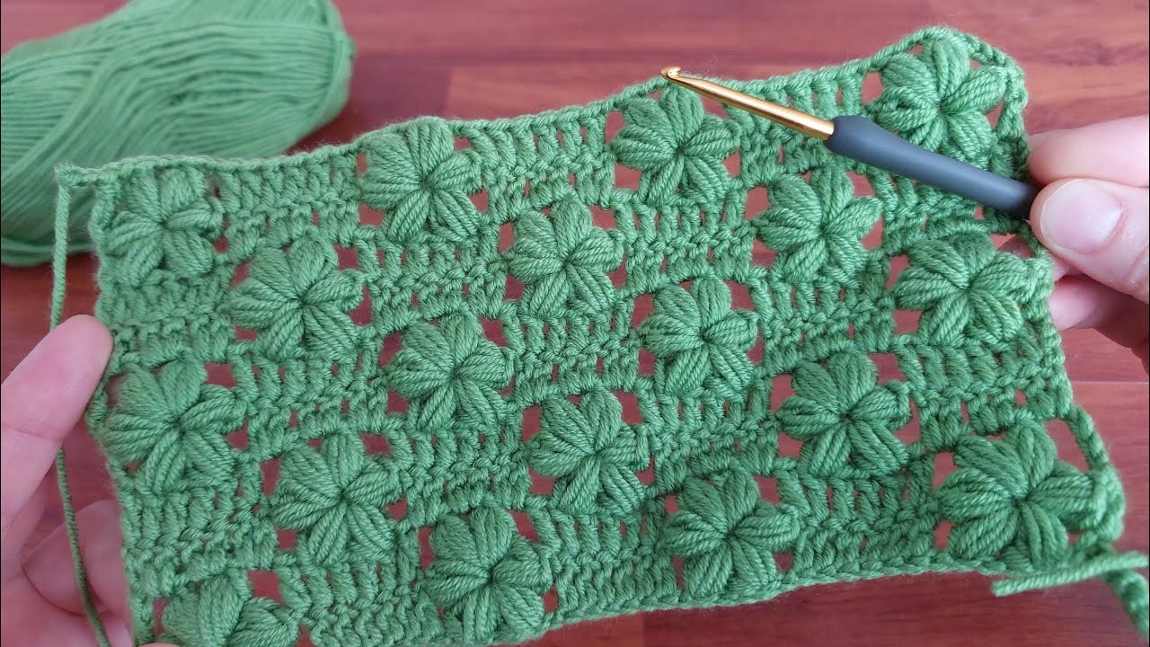 5 min. Do you want to make a very Easy Crochet flower model? shawl. jacket. top. bag use anything.