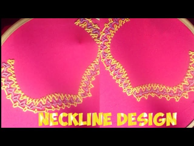 Balochi Stitch|| Neckline Design|| Hand Embroidery Tutorial|| farhat khurshid embroidery ||Part1