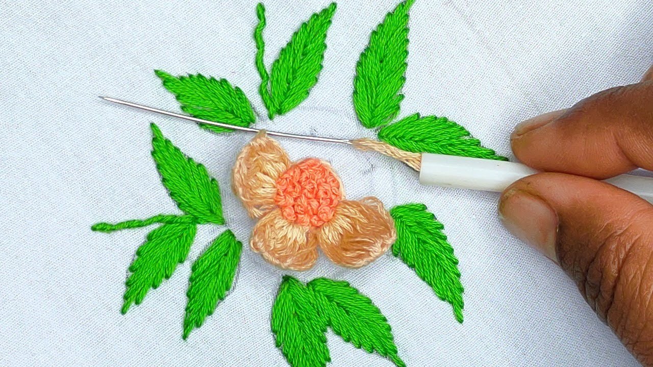 Excellent Flower Embroidery Work | Stitch Embroidery Designs | Hand Embroidery Designs