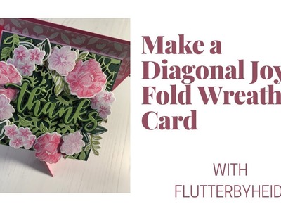 Fun Fold #224 Diagonal Joy Fold for Inspire Create Challenge