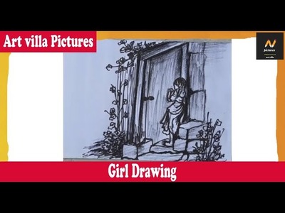 Girl Drawing | Easy Drawing | How to Draw | Pencil Drawing