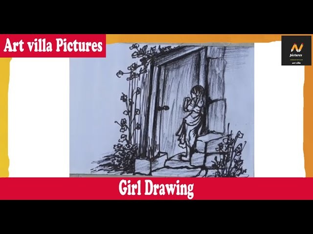 Girl Drawing | Easy Drawing | How to Draw | Pencil Drawing