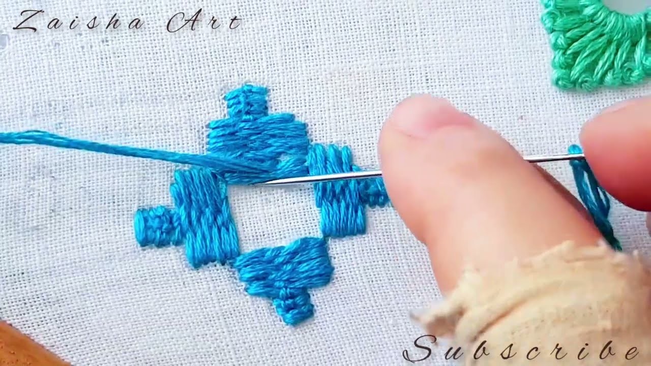 Hand embroidery: balochi design