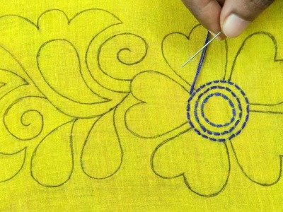 Hand embroidery so nice nakshi kantha design stitch tutorial,Nokshi katha selai,Kantha embroidery