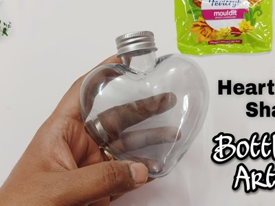 Heart Shape Bottle | Turn A Plastic Bottle Into An Antique Design | DIY Craft