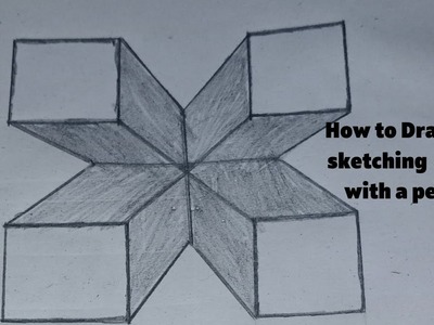 How to Draw a 3D pic with by only using Pencil.