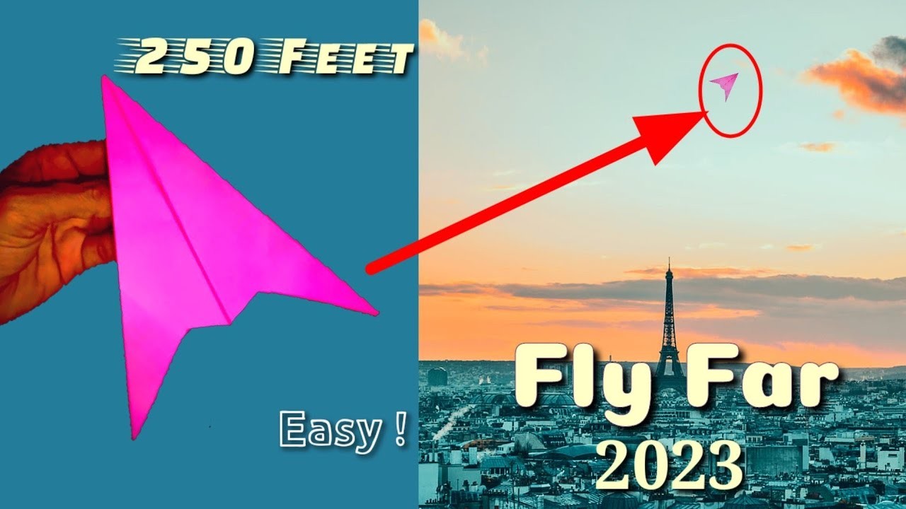 How To Fold A Paper Airplane That Flies Far on The Sky || @madeeasy5898
