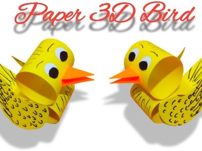 How to make 3D paper bird | origami bird