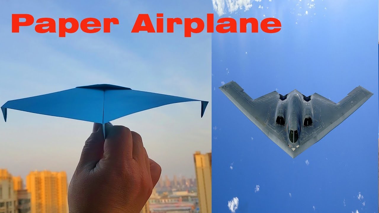 How to make a paper airplane that glides far and long time | paper airplane tutorial