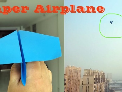How to make a paper airplane that flies far and hovers for a long time