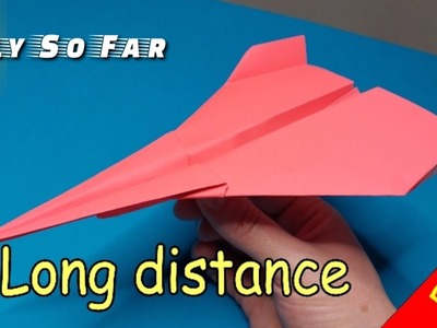 How to make a paper airplane that flies far | how to make a paper airplane |  aeroplane banane ka. 