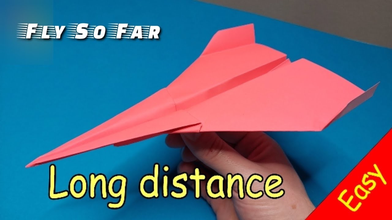 How to make a paper airplane that flies far | how to make a paper airplane |  aeroplane banane ka. 