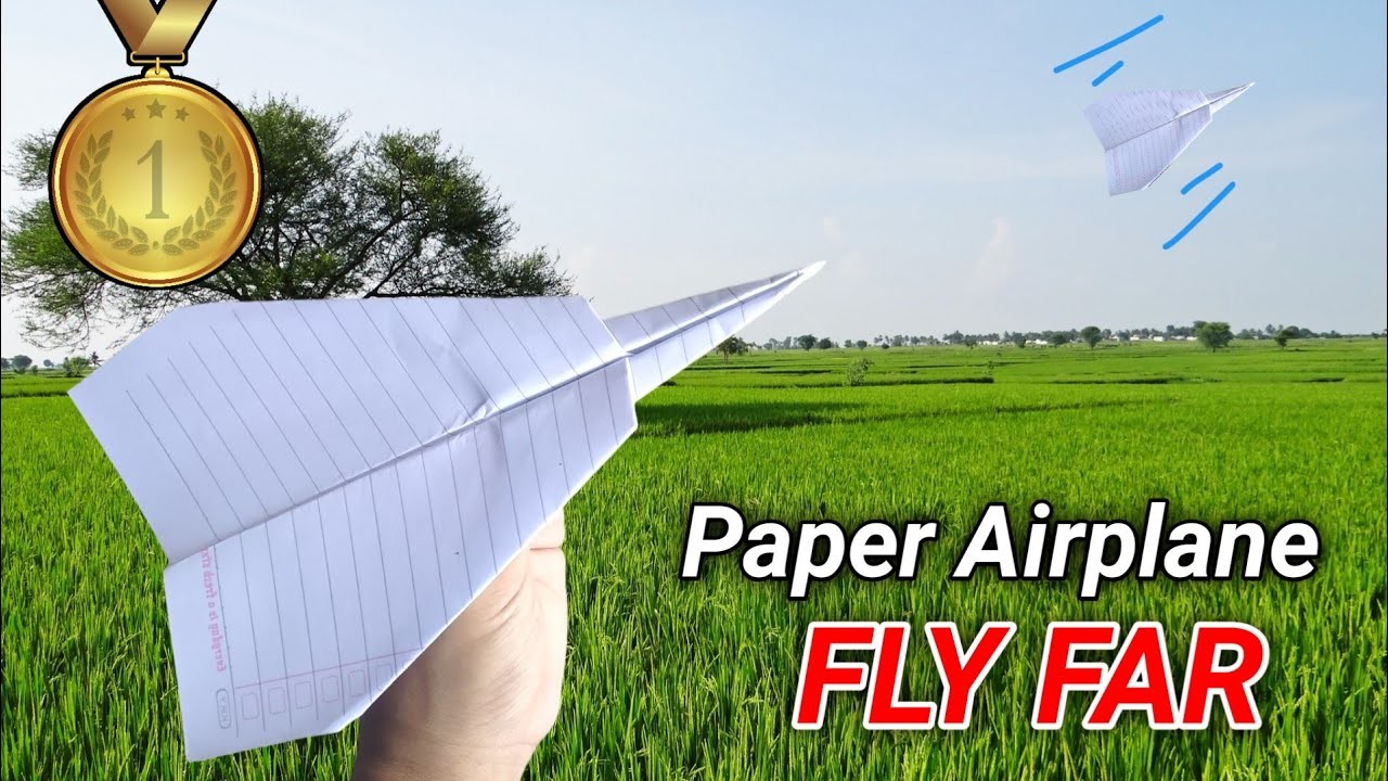 How To Make a Paper Airplane Rocket - Best Paper Airplane Tutorial