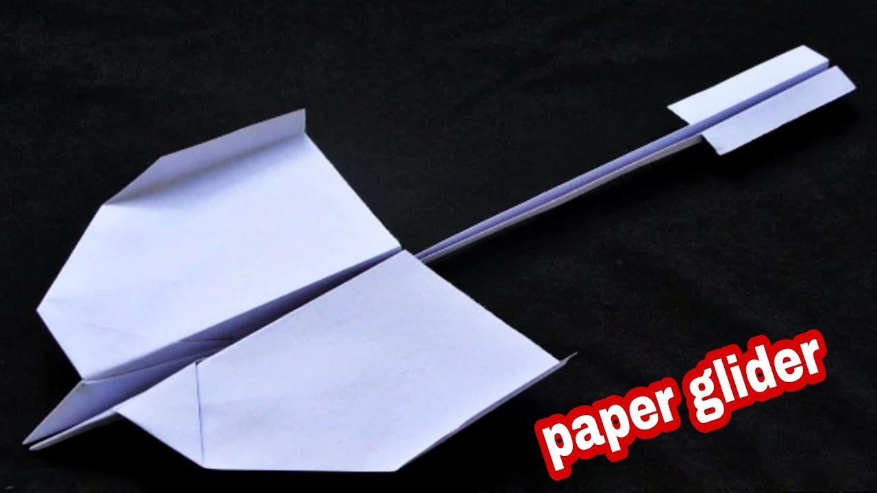 How to make a Paper airplane glider - BEST paper planes - origami Dragon paper plane