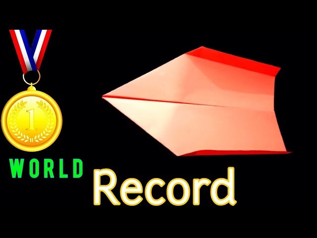 How to make a paper origami world record best flying airplane in 2023