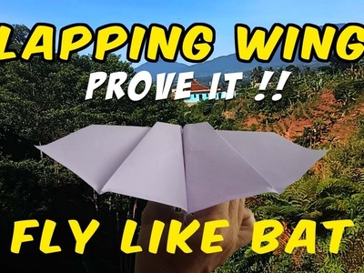 How to make a paper plane fly like a bat - Flies Incredible Paper Airplane