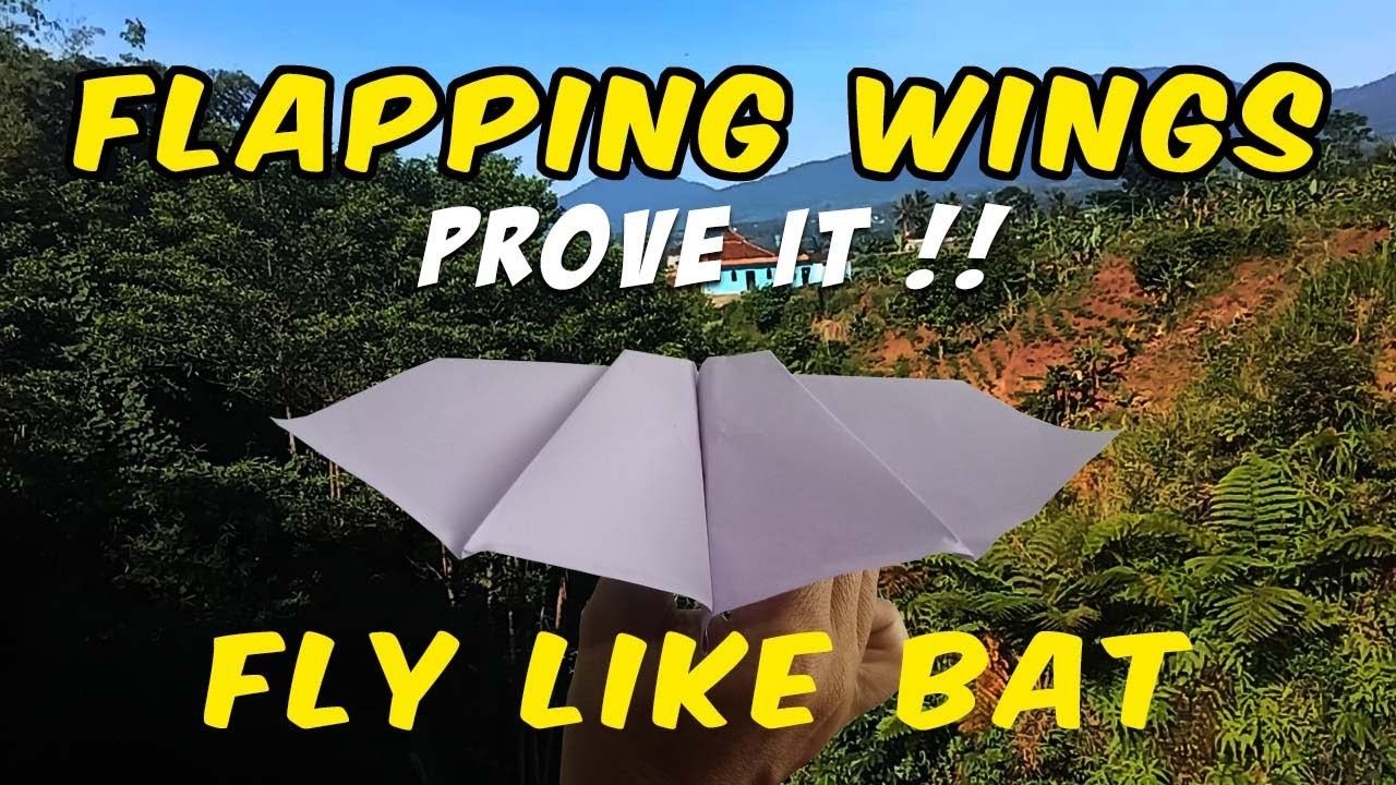 How to make a paper plane fly like a bat - Flies Incredible Paper Airplane