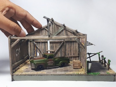 How to Make a Realistic Diorama of an Old Barn