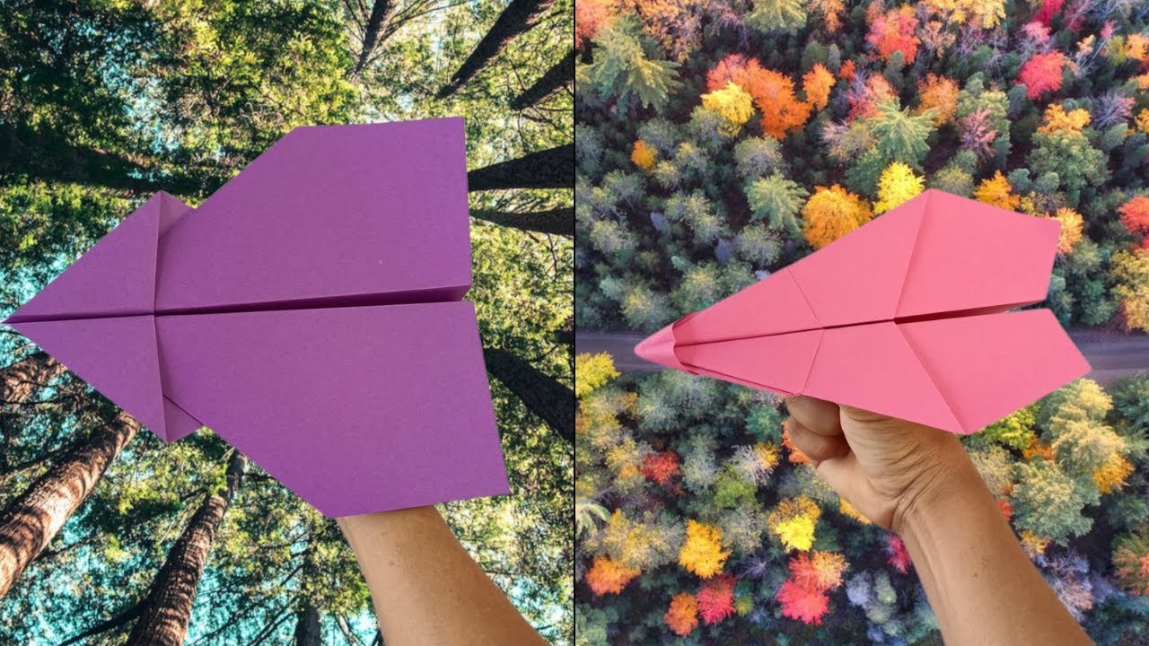 How to make a regular paper airplane - how to make a real paper plane