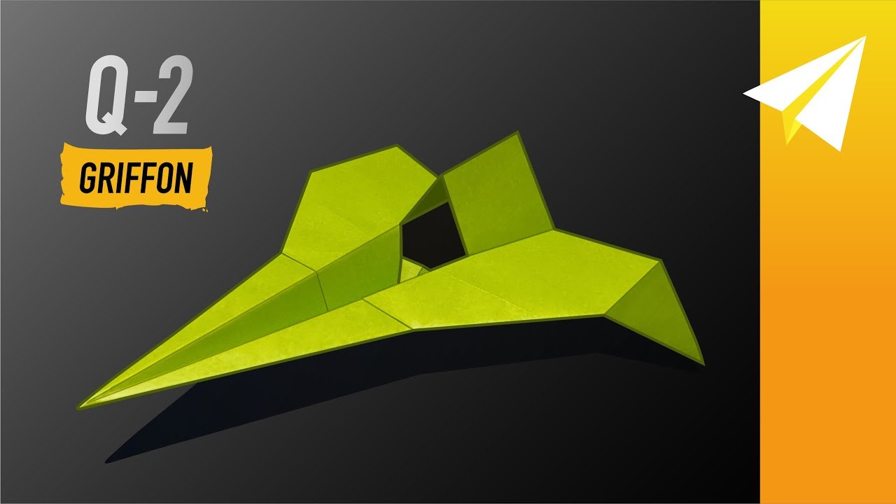 How to Make a SICK Paper Airplane — Q-2 Griffon by Evan Brus