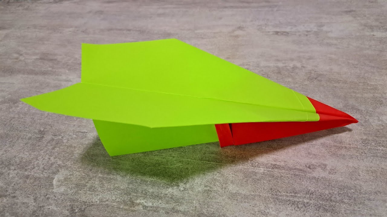 How to make a World Record Paper Airplane ✈️  - the best origami.