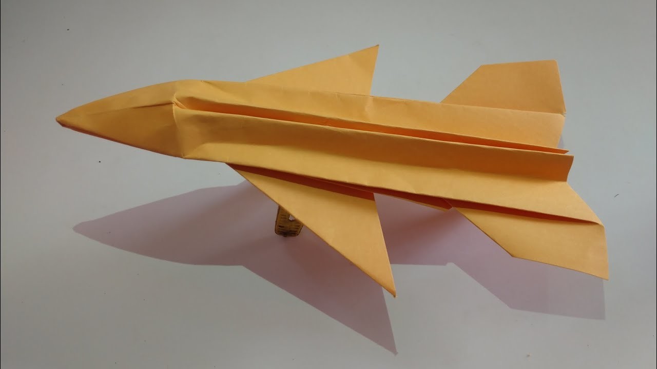 How to Make Aeroplane that Can Fly Like a fighter || How to make JF 16 with a simple Paper craft