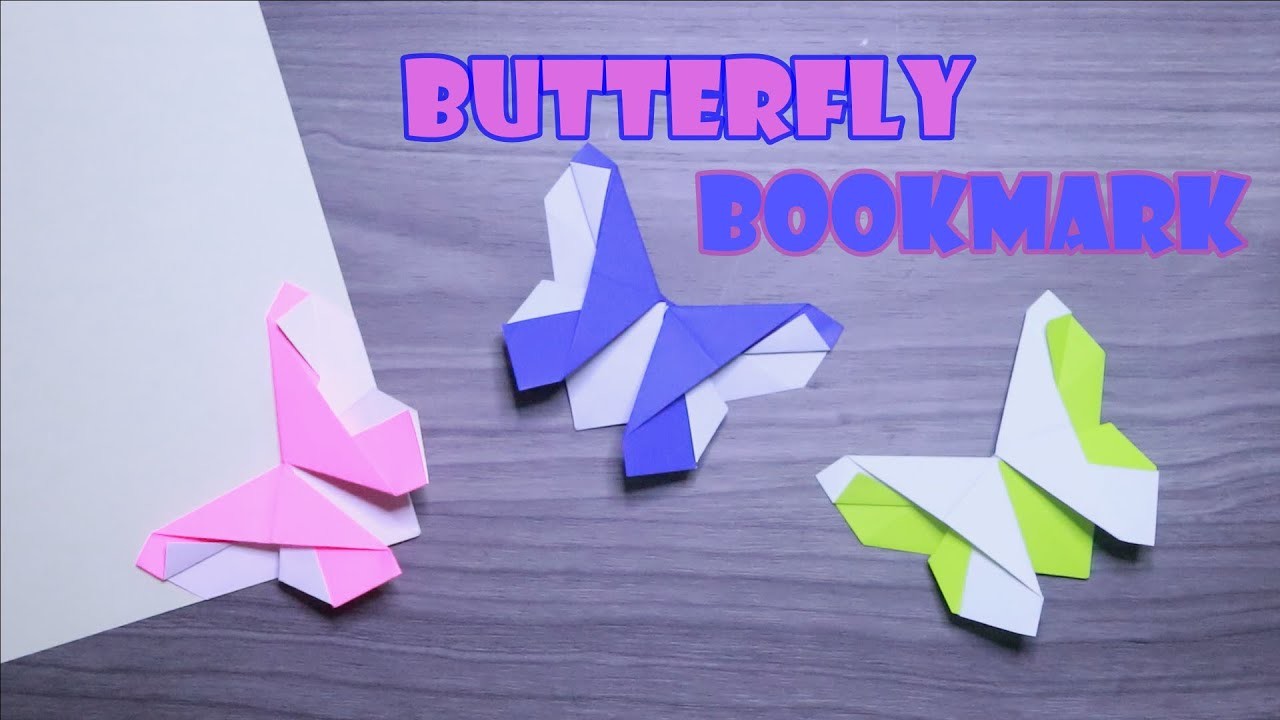 How to Make Butterfly Bookmark Easy Step by Step