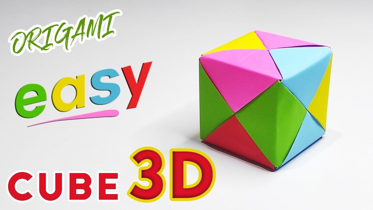 How to make Cube 3D Origami