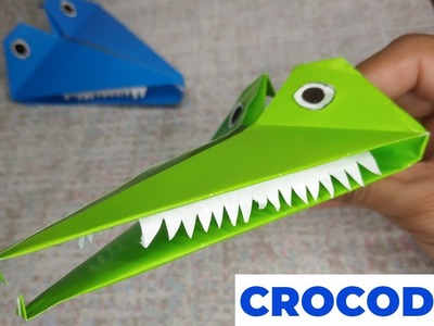 How To Make Easy Origami Crocodile || Origami buaya