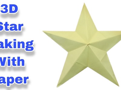 How to Make Origami 3D Star I How to Make 3D Star Using Paper I 3D Star