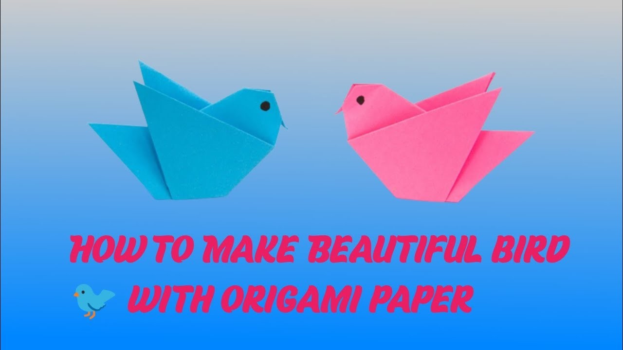 How To Make Origami Paper bird ???? || Full Tutorial Video