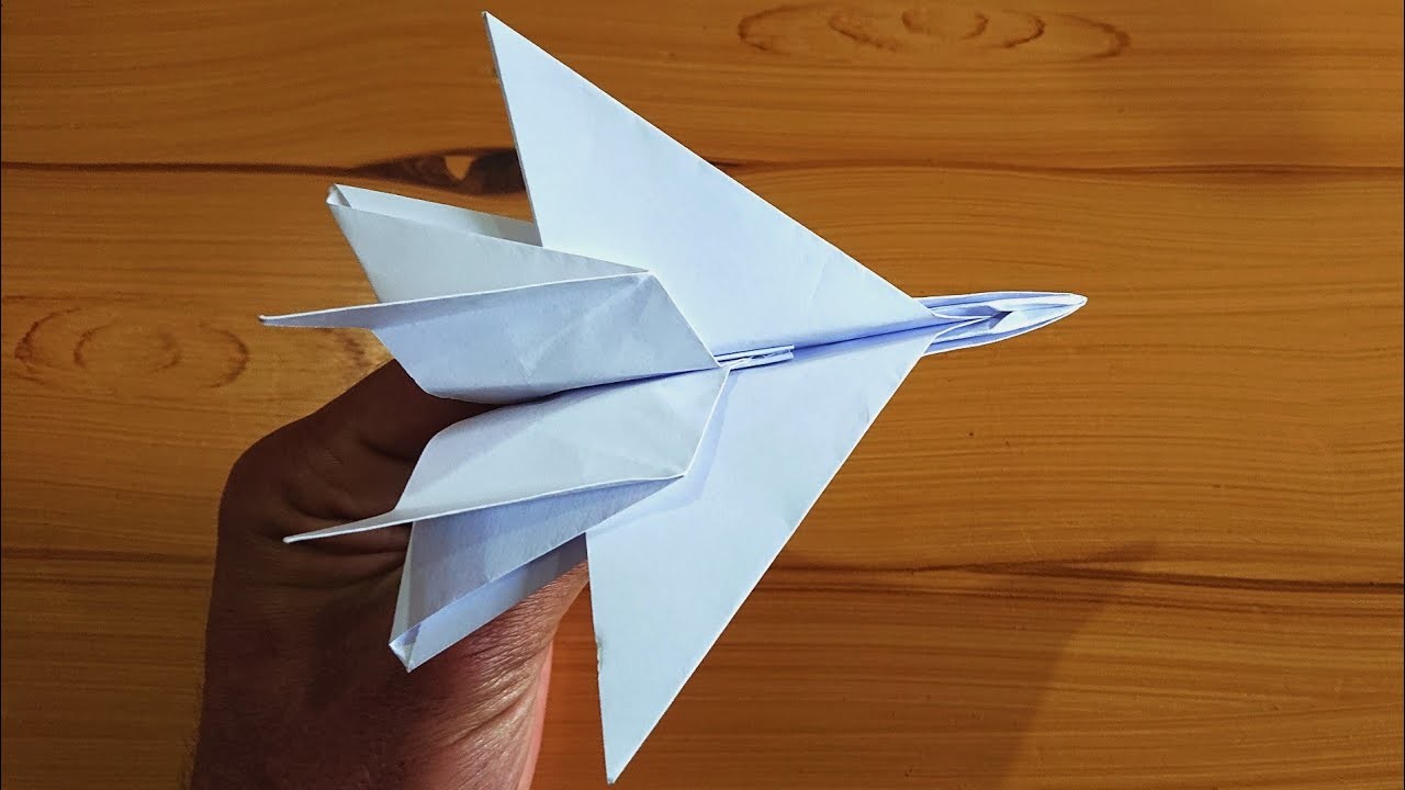How to make paper F15 | paper jet plane | amazing airplane easy tutorial