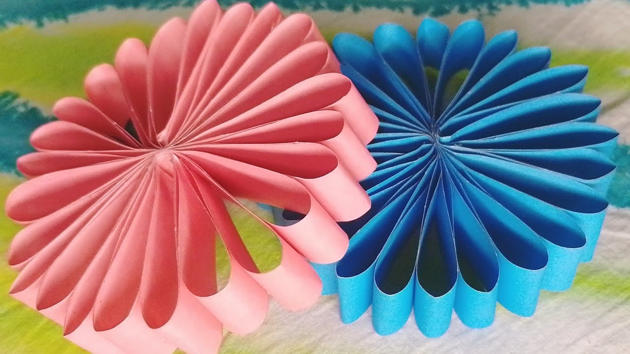 How to make Paper Strips Flower