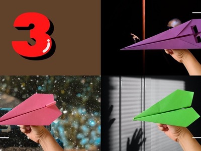 How to make the best paper airplane easy and fast
