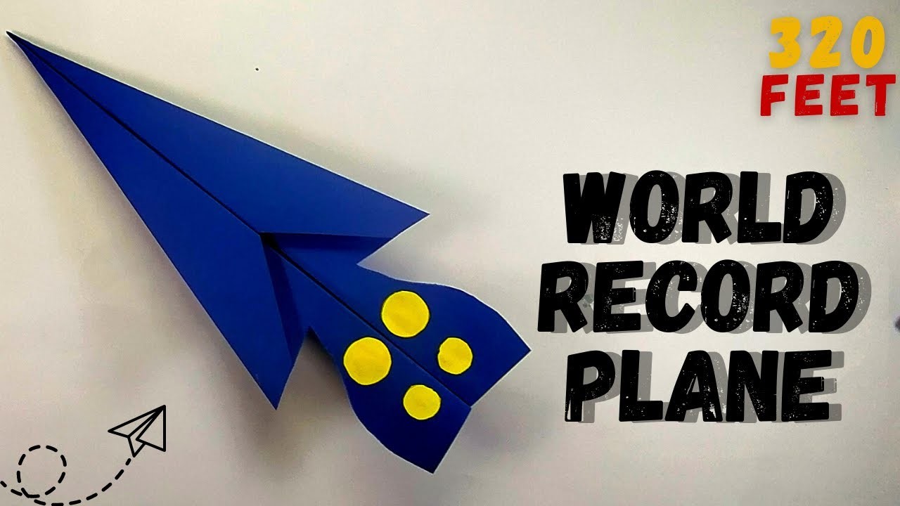 How To Make The WORLD RECORD PAPER AIRPLANE | Paper Craft |How to Make Paper Airplane for Distance