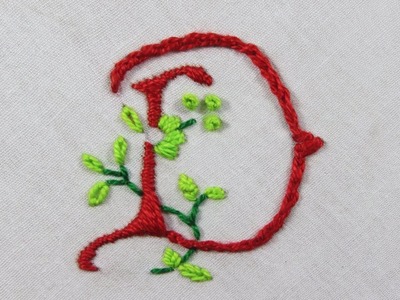 Letter Style hand Anchor Design | Hand Embroidery |