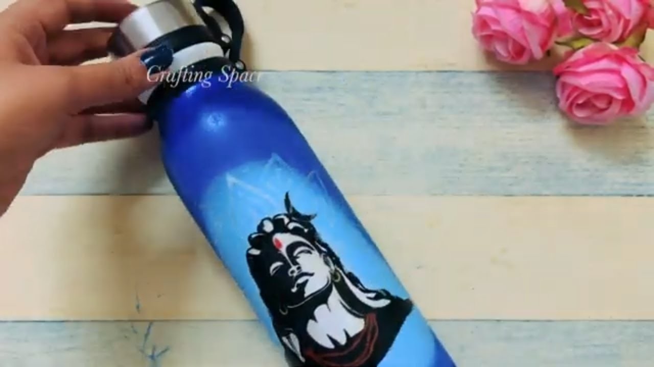 Mahashivratri Special | Lord Shiva on Bottle | Decoupage | Tutorial | Bottle decor | Adiyogi