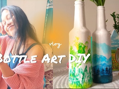 Making Bottle Art and vlogging| Episode 011