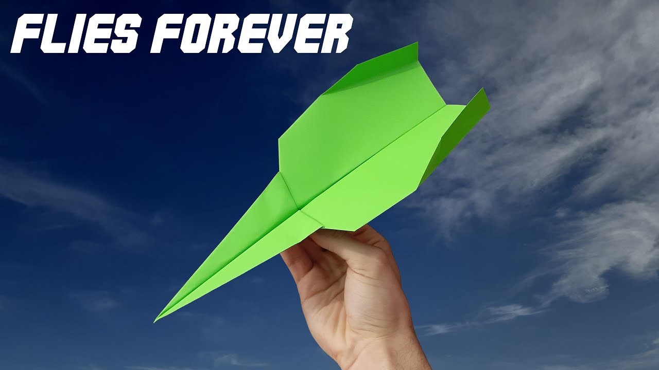Making Paper Airplane that doesn't Fall (Easy)