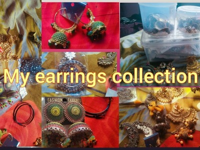 My earrings collection||daily vlogs||earrings collection 2023||jk world vlogs