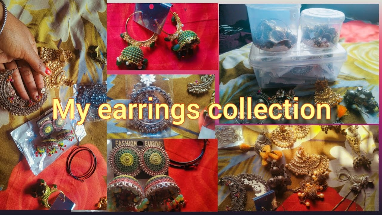 My earrings collection||daily vlogs||earrings collection 2023||jk world vlogs