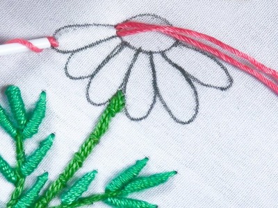New Hand Embroidery Master Mind Needle Work With Bullion Stitch Variation Flower Design