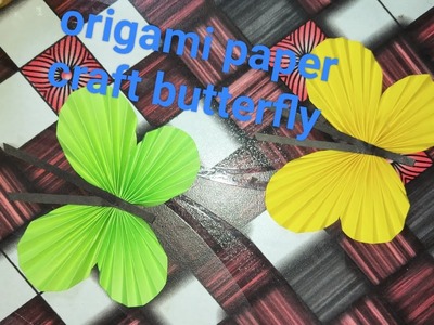 Origami butterfly || paper butterfly || How to make origami paper butterfly || easy craft ||